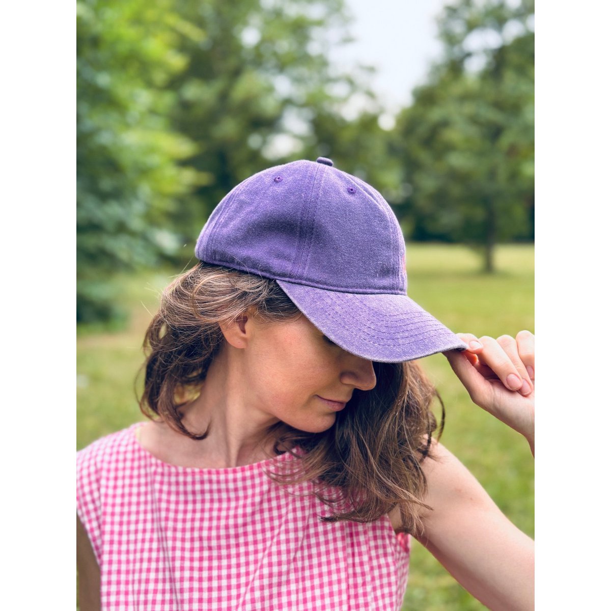 LEY! "Love it" Cap in Lila Copy