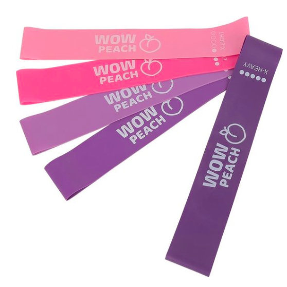 Wow peach resistance bands - Pink