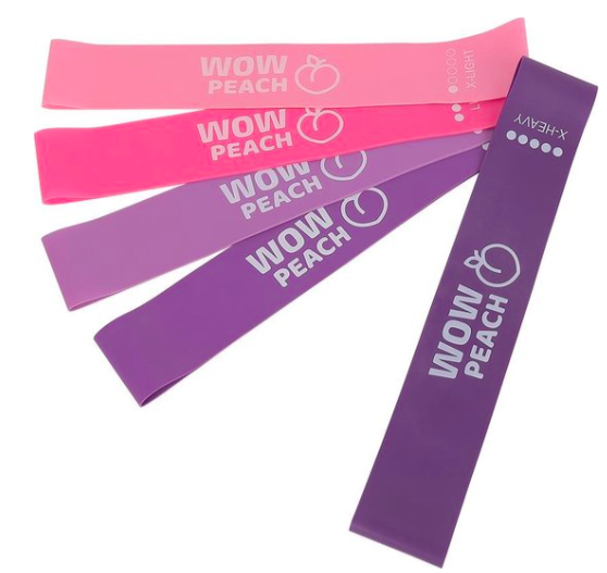 Bandes de résistance Wow pêche - Rose