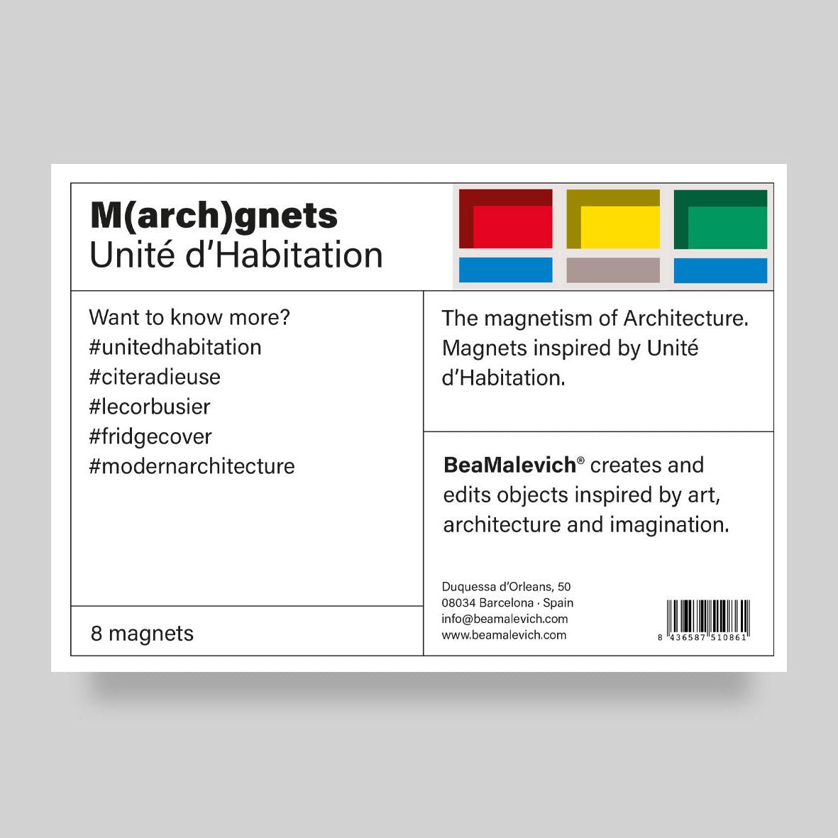 Magnets | Unité d'Habitation (Big windows)