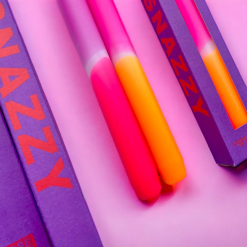 Rainbow Studio * Stabkerze 2er Set SNAZZY
