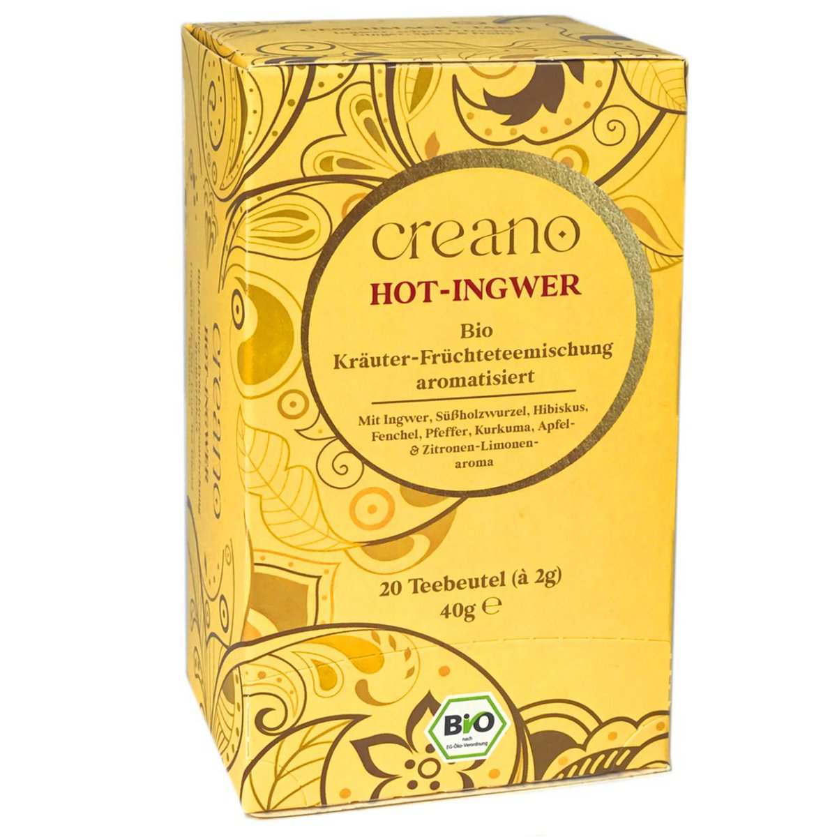Bio-Teebeutel Hot-Ingwer 20er Pack