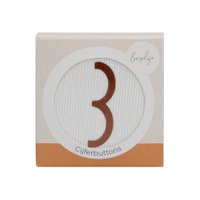 Ribbel buttons koper A