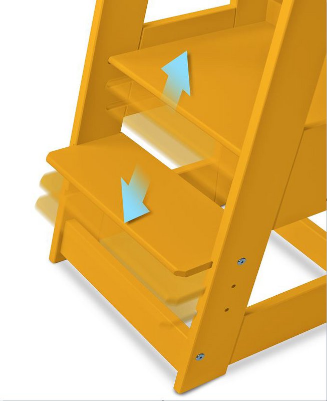tiSsi® Lernturm FELIX Buche sunflower GELB