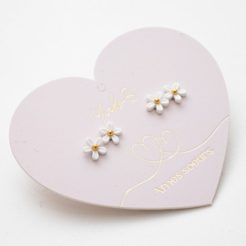 Duo Earrings - Soul Mates - Milk Flowers