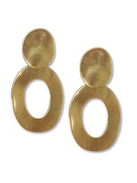 Boucles d'oreilles tendance Meij dorées
