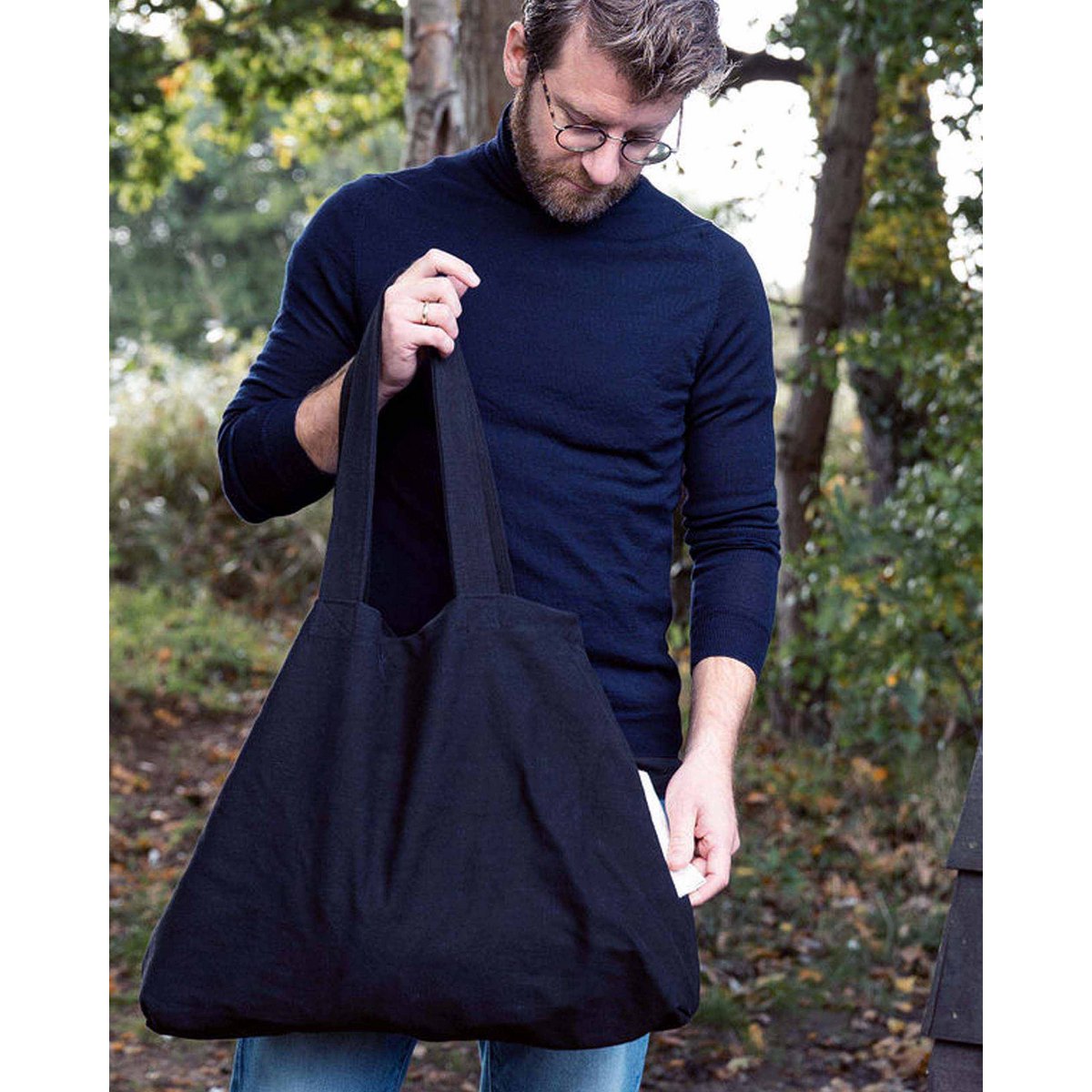 Bag na płótnie Rima - Jet Black