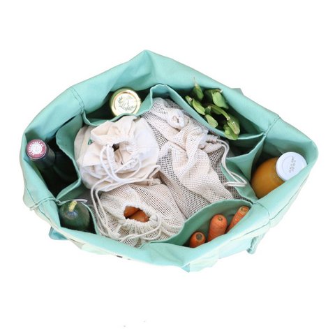 Multi-Pocket Tote Bag | Grocery Shopping Bag 