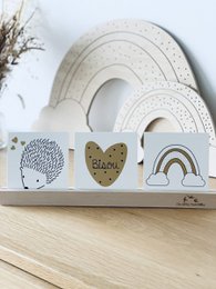 Wooden ruler - Cards & Photos Holder