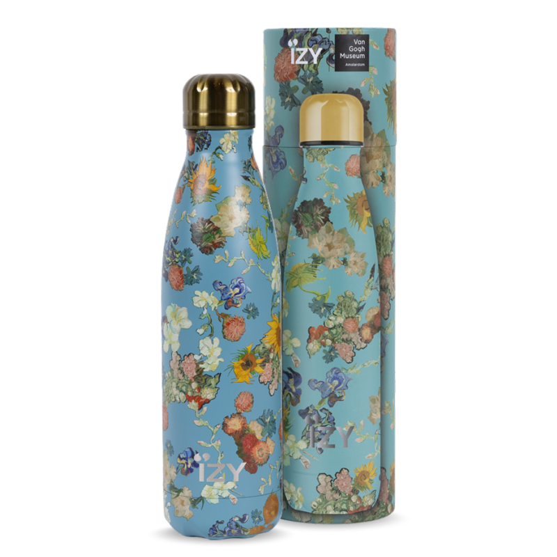 IZY Thermos Bottle Vincent's Flowers - 500ML To-Go Insulated Water Bottles