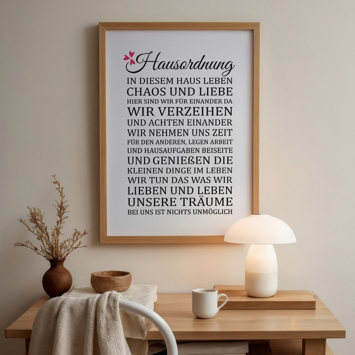 Poster: Hausordnung
