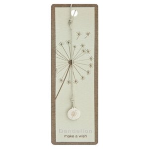 Bookmark with symbol-stainless st.-dandelion