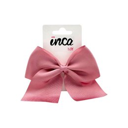 Lazo Infantil para pels med gummi - Grosgrain bælte - 11 X 9 cm - Pink Palo