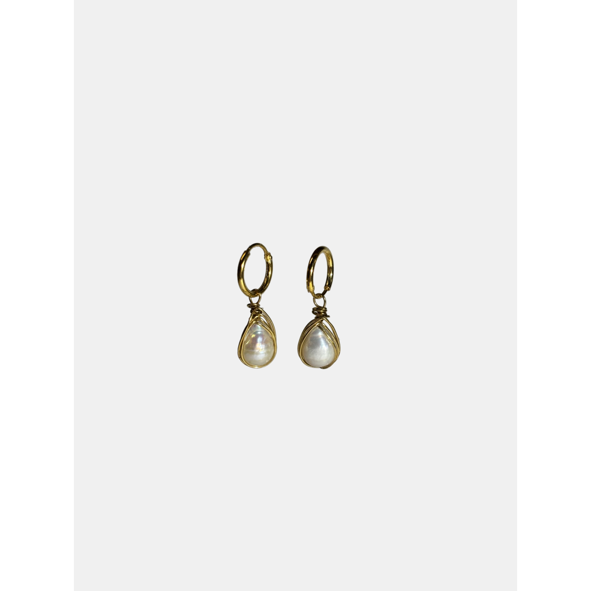 Teardrop Pearl Earrings