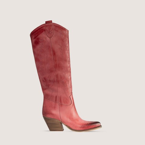 Nabiki Brushed Wild Rose Texan Boots