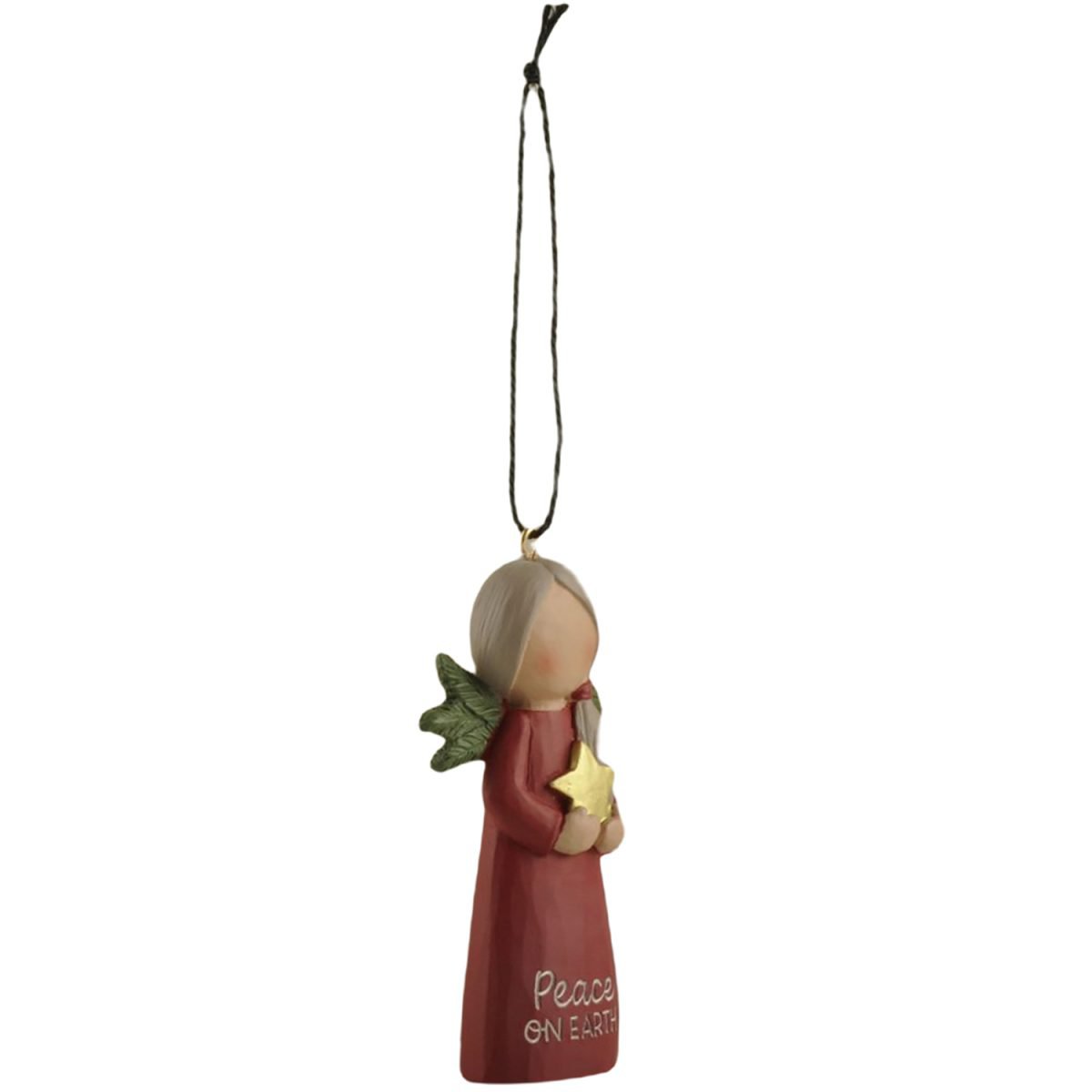Resin angel Peace on earth 8,5 cm Isabelle Rose