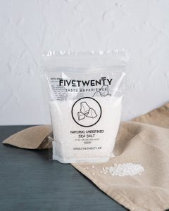 Unraffiniertes Meersalz im plastikfreien Zip-Beutel 500gr.