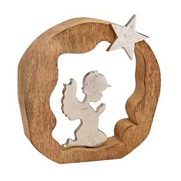 Decorative angel with star, Christmas decoration