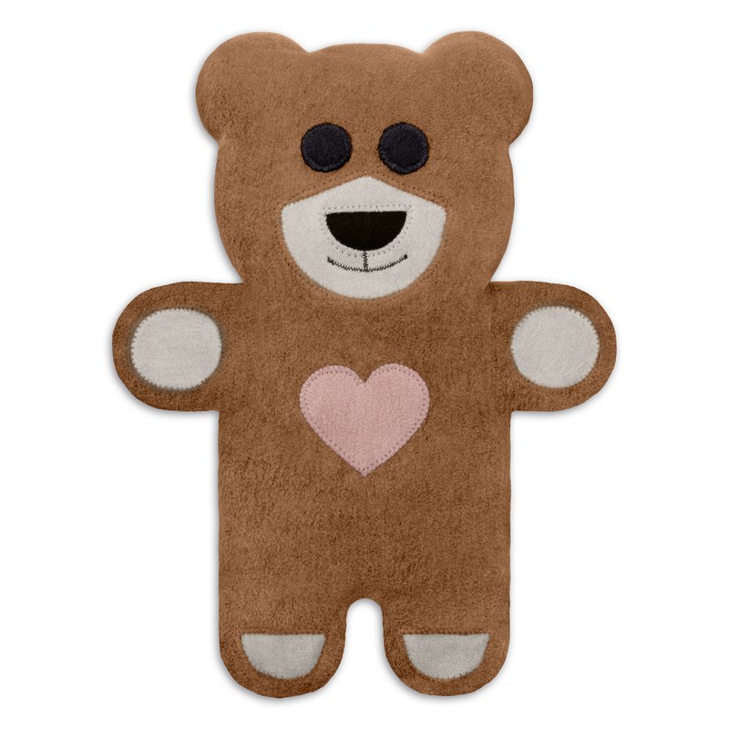 Bio-Körnerkissen für die Mikrowelle, Wärmekissen ideal für den Bauch, Teddy