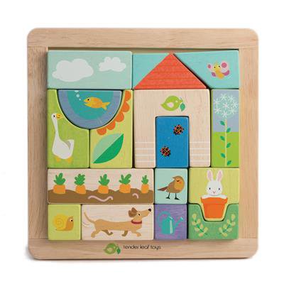 Jardin de puzzle de bloc