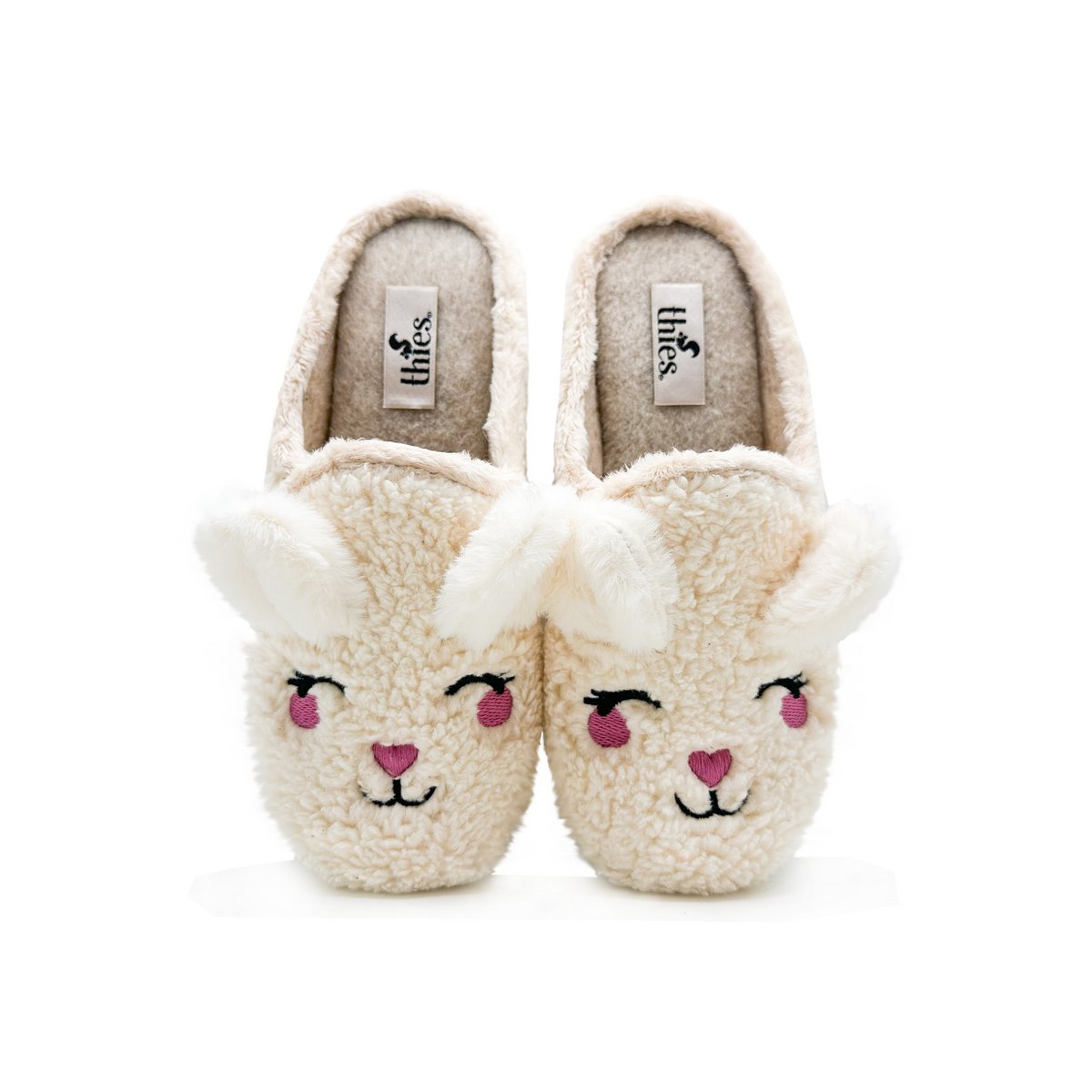 thies 1856 ® Organic Rabbit Slipper vegan off white