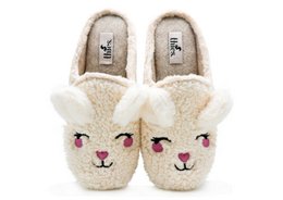 thies 1856 ® Organic Rabbit Slipper vegan off white
