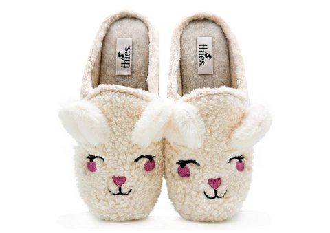 thies 1856 ® Organic Rabbit Slipper vegan off white