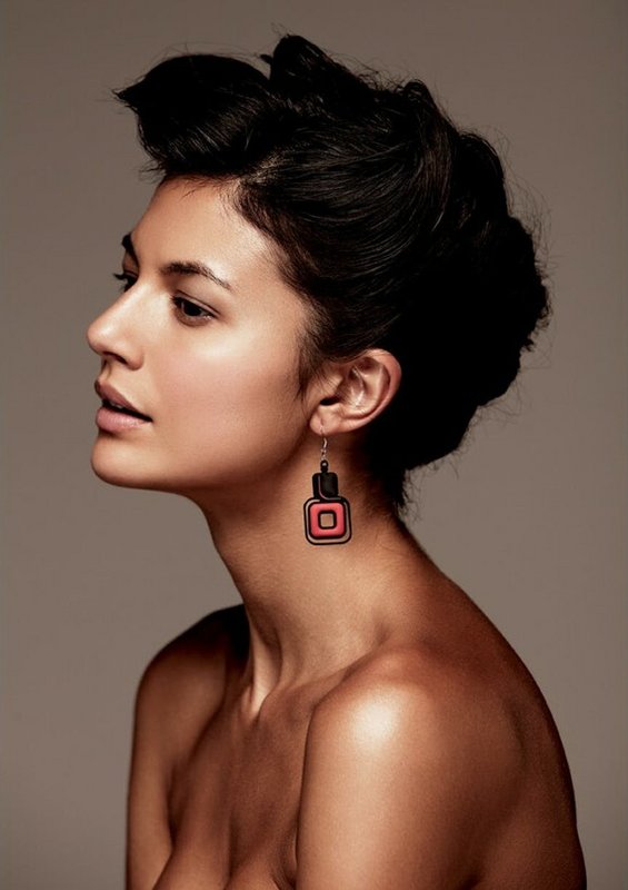 Pendientes Pitágoros Rojo