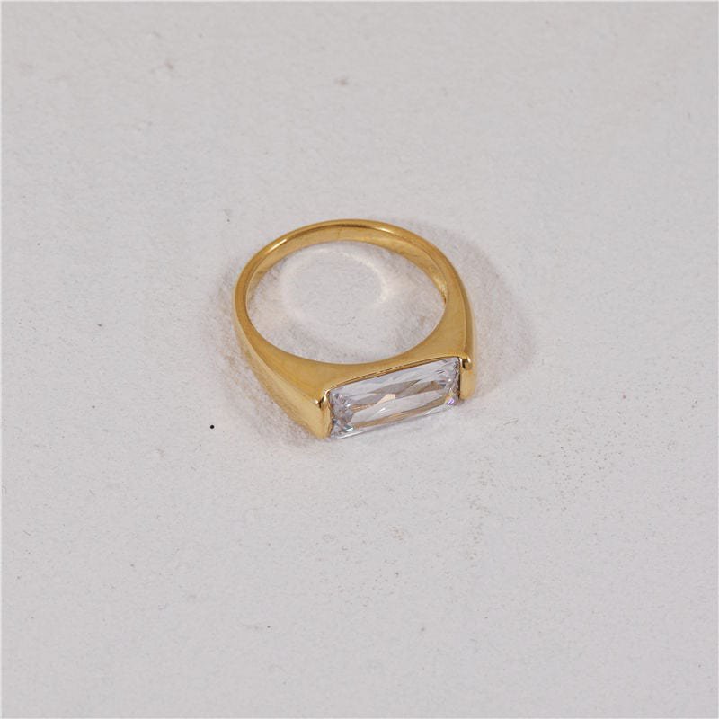 Aloysha - Baguette Diamond Ring