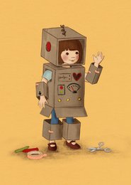 Postkarte Der Roboter