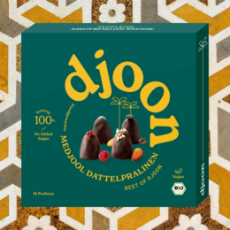 Økologiske daddelchokolader: mix pakke