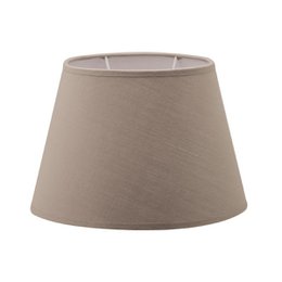Home Sweet Home Largo oval fabric lampshade - taupe