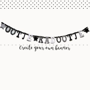 Wish letter line black/white cardboard OK 9085
