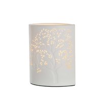 Porcelain lamp ellipse tree/cat