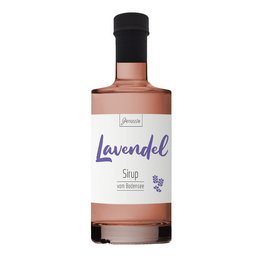 Organic lavender blossom syrup from Lake Constance, a delicate and aromatic syrup perfect for adding flavor to drinks, desserts, and more.