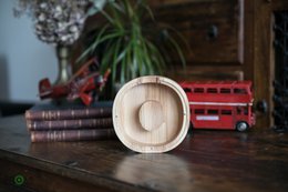 Wooden Piggy Bank Lille, brevpengebank, møntkasse, træboksepenge, sparer pengeboks