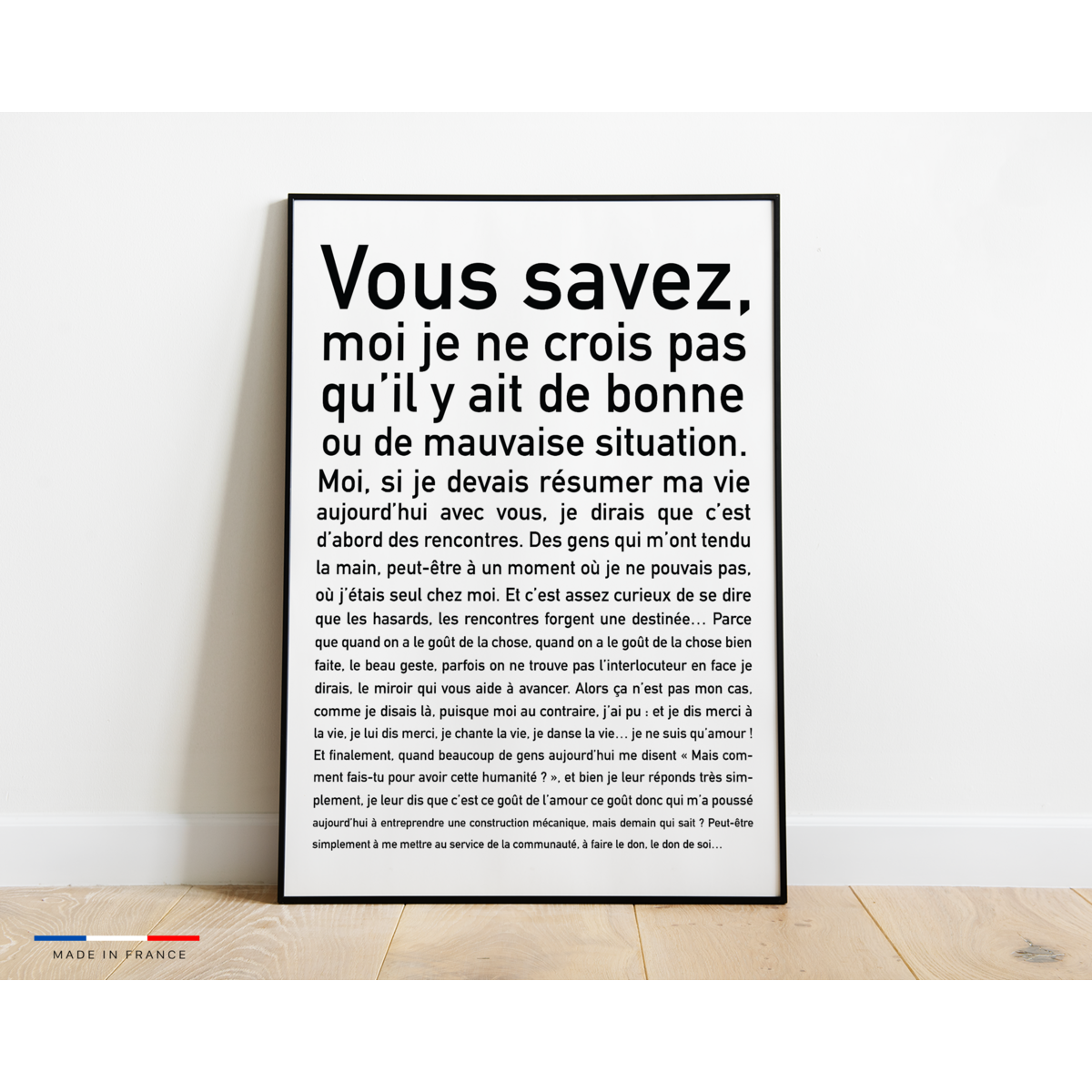 Good or bad situations poster