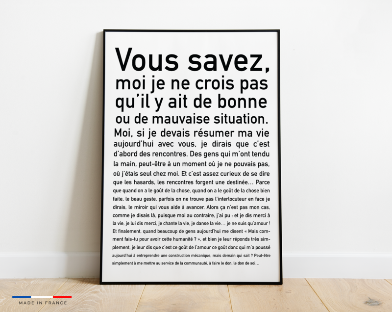 Good or bad situations poster