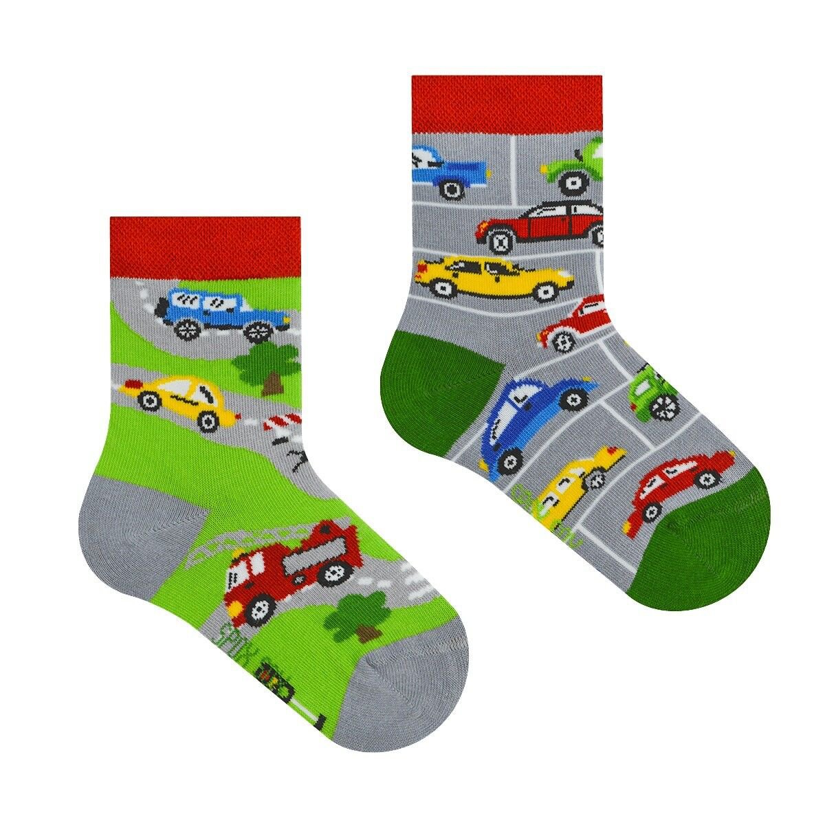 Kindersokken - Speelgoedauto's