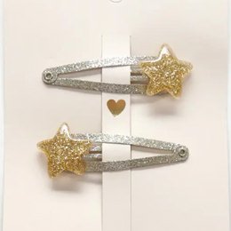 Hair clips - Gold Stars