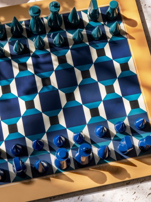 Printworks Spel - Schach lackiert - Athena