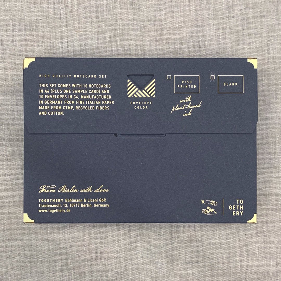 Notecard Set / Blanko / Pale Blush / Sustainable