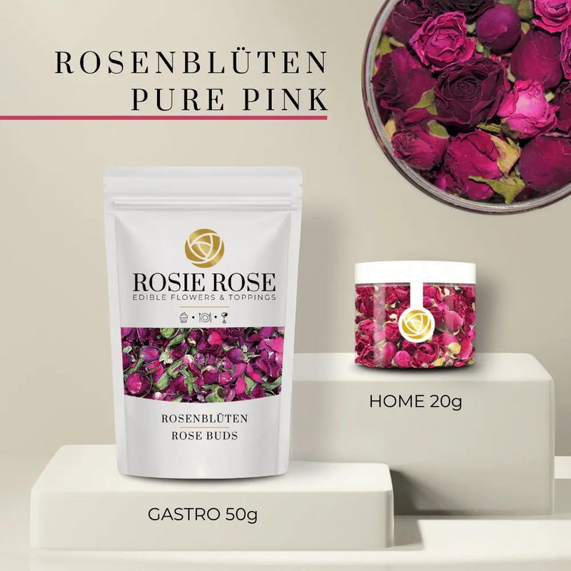 Fleurs de rose - Fleurs séchées comestibles | B2B