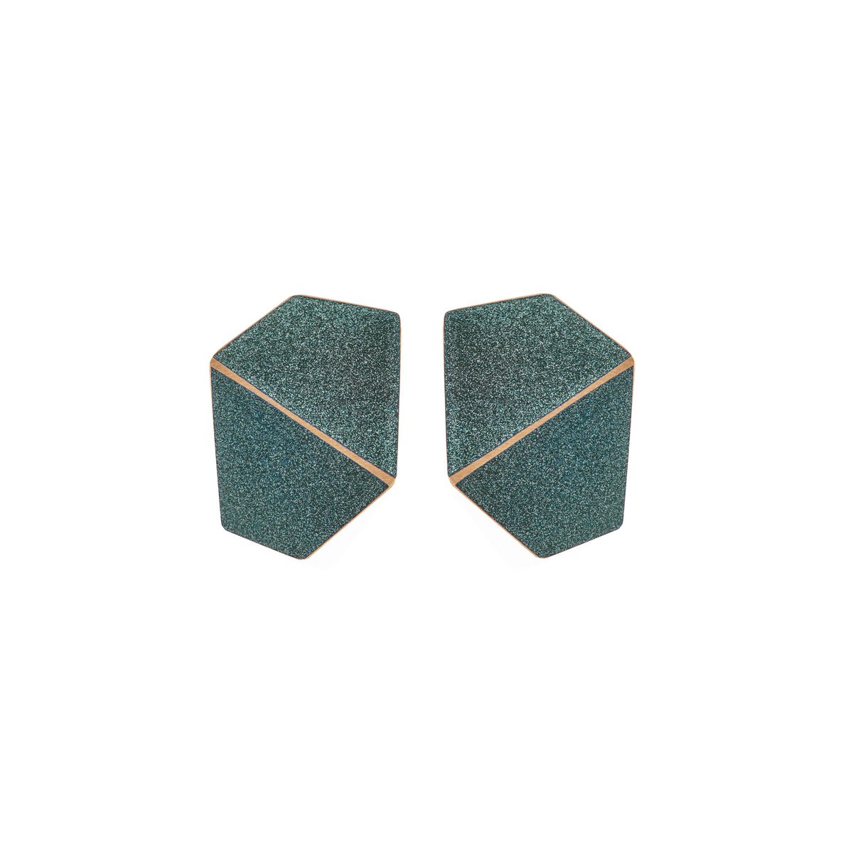 Pendientes Doblados Anchos BRILLANTES