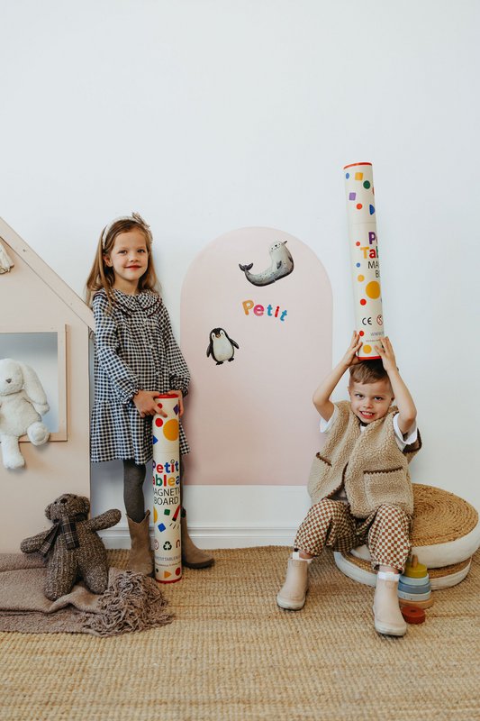 Magneetbord voor kinderen - Arche - Lichtroze