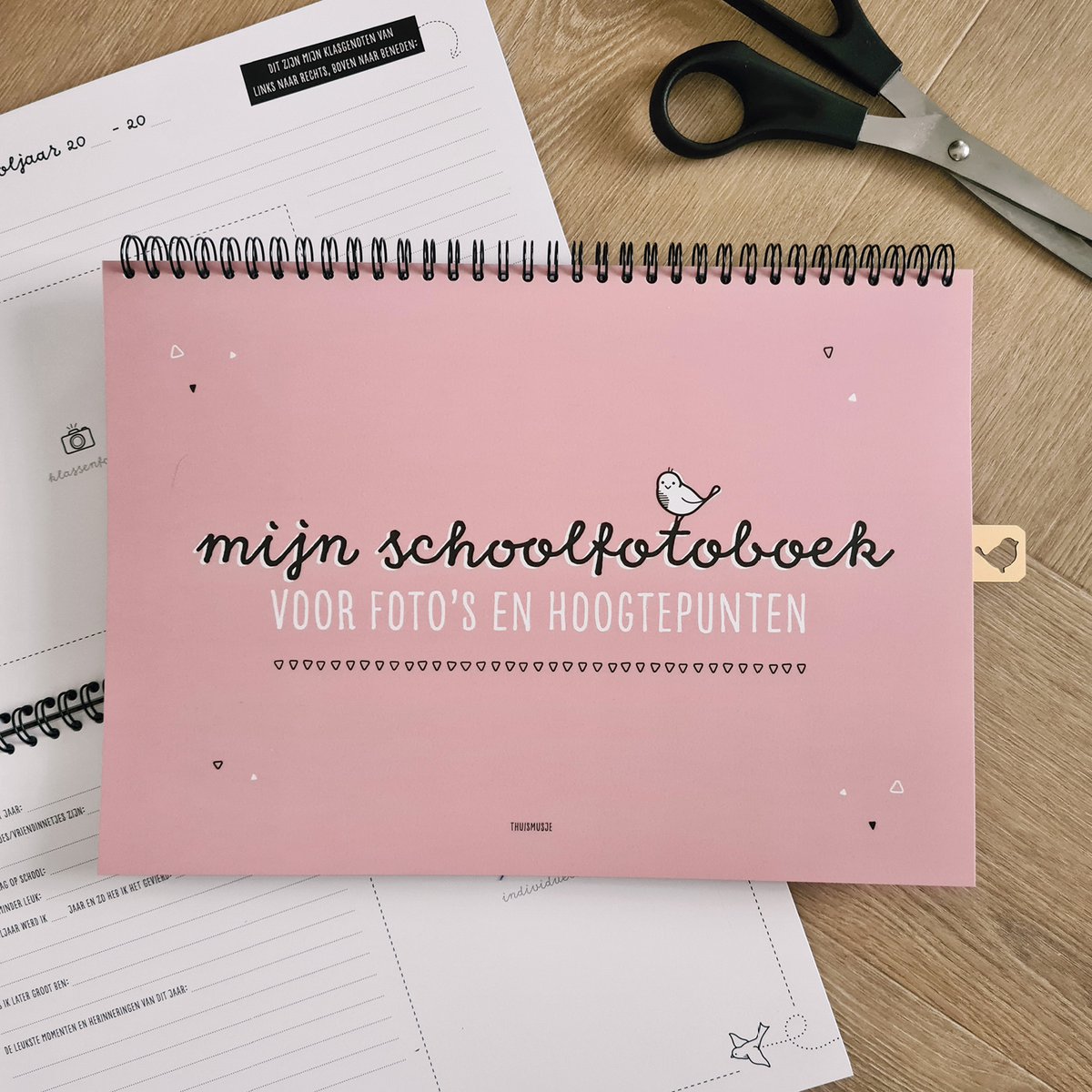 My school photo book | pink | fill-in book A4