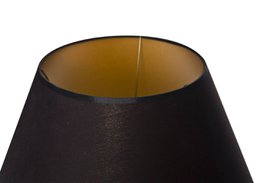 Table lamp glass green bulbous with lampshade glass lamp