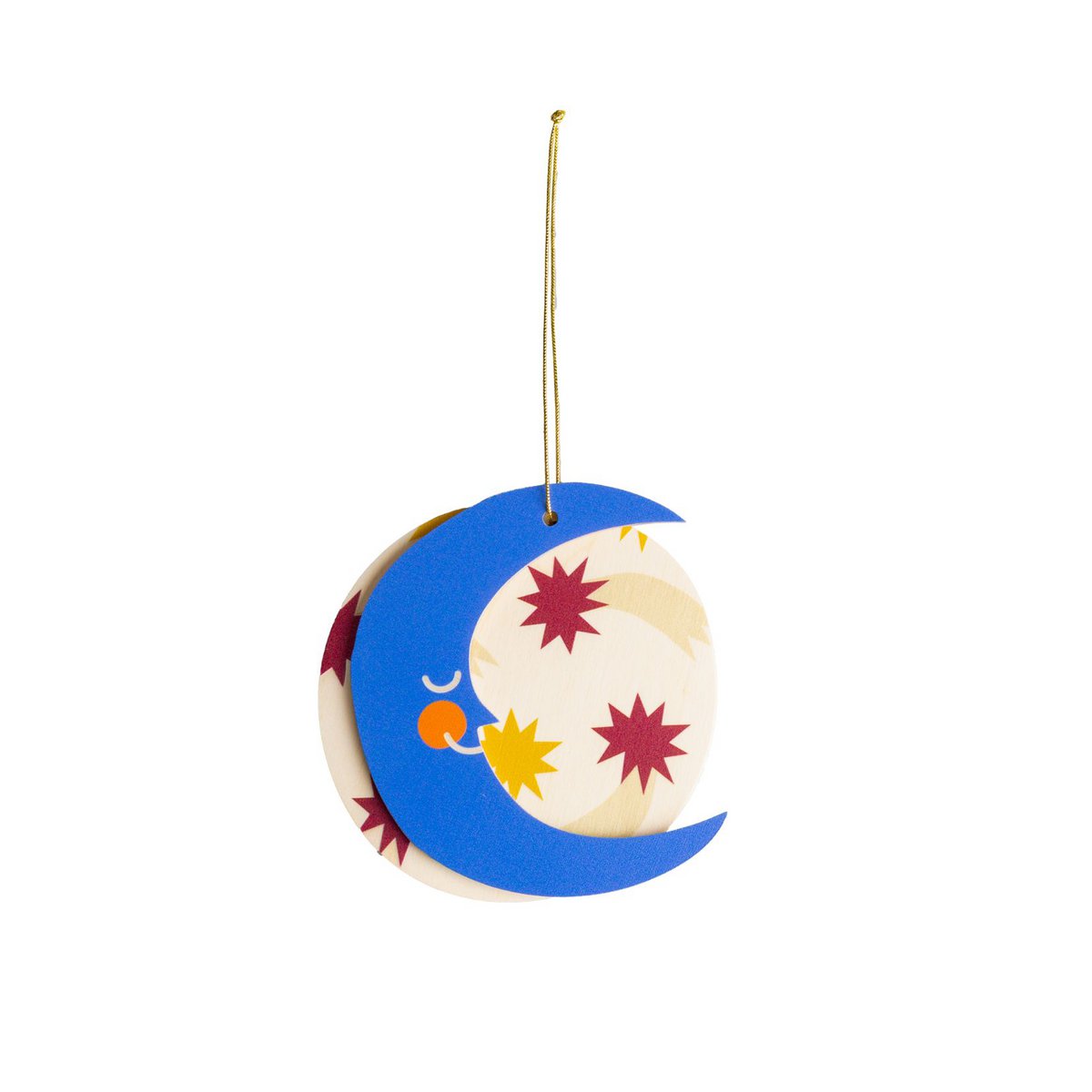Mond-Weihnachtsdekoration, Weihnachtsbaum-Hängedekoration