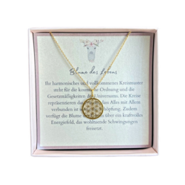 Collana fiore della vita 925