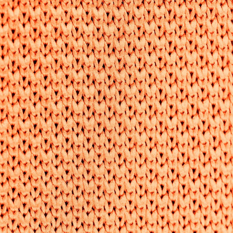 Coral fusion knitted pocket square